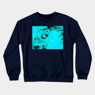 Blue bird of paradise Crewneck Sweatshirt